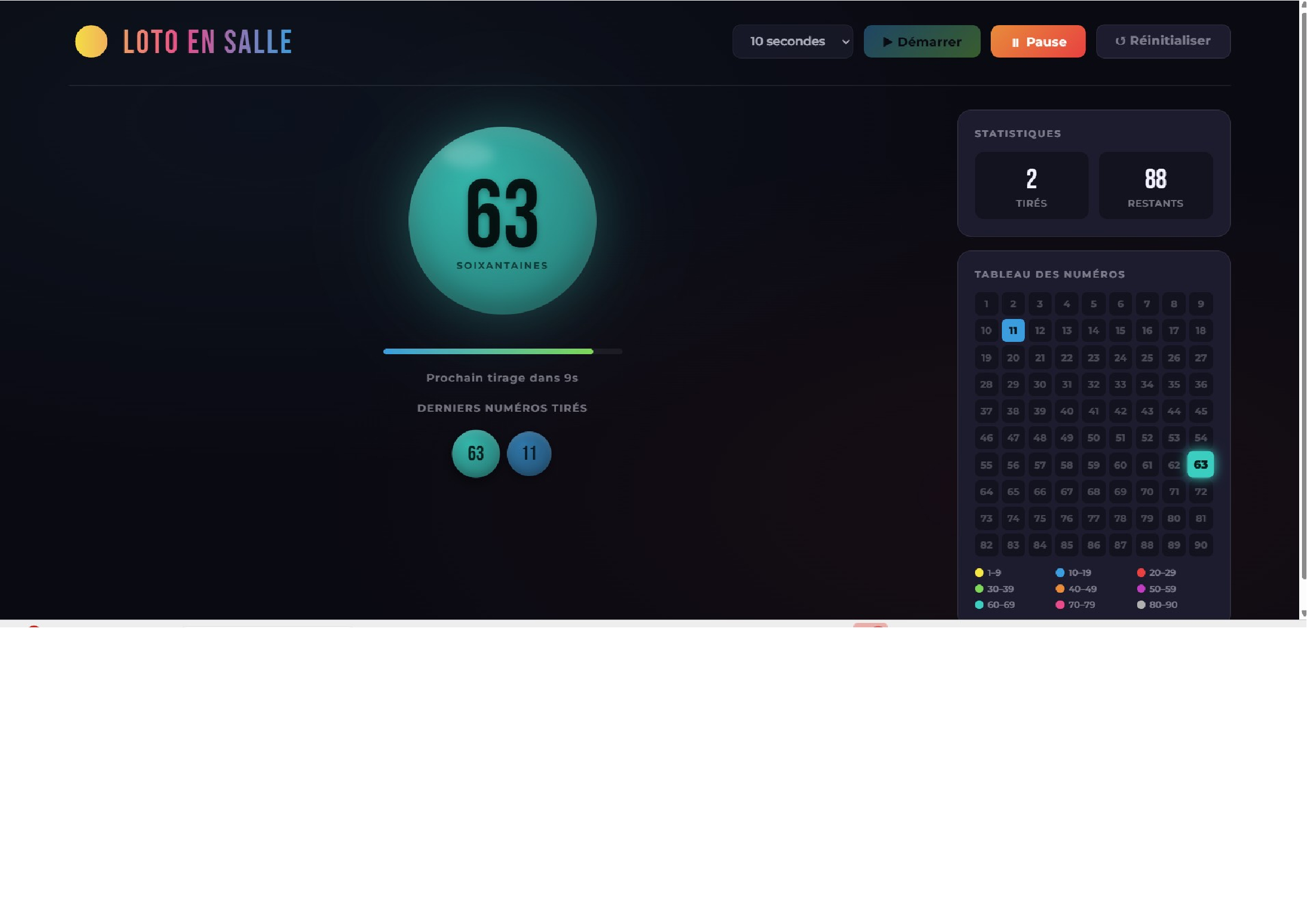 Logiciel Loto en salle